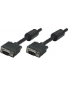 Manhattan Kabel monitorowy SVGA HD15 M/HD15 M 15m z ferrytem czarny - nr 19