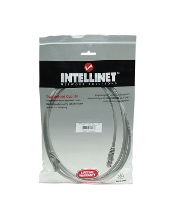 Intellinet patch cord RJ45, snagless, kat. 5e UTP, 1m szary