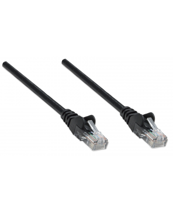 Intellinet patch cord RJ45, snagless, kat. 5e UTP, 1m czarny