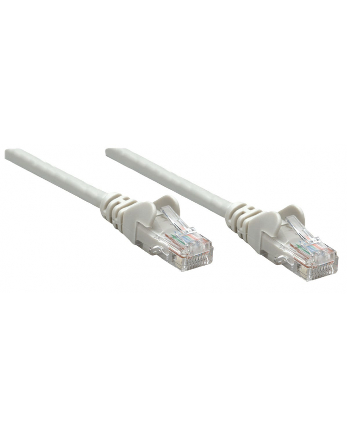 Intellinet patch cord RJ45, snagless, kat. 6 UTP, 10m szary główny