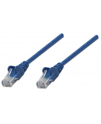 Intellinet patch cord RJ45, snagless, kat. 6 UTP, 1m niebieski