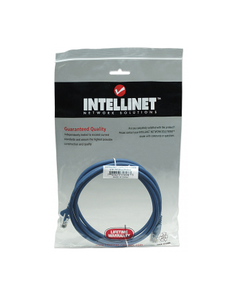 Intellinet patch cord RJ45, snagless, kat. 5e UTP, 2m niebieski