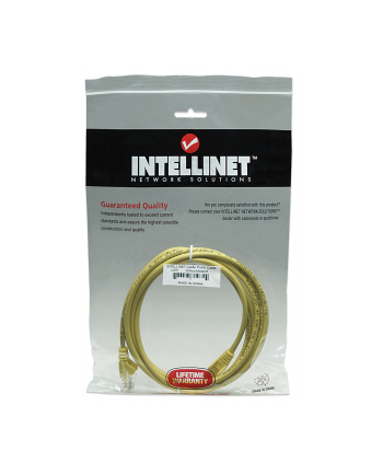 Intellinet patch cord RJ45, snagless, kat. 5e UTP, 5m żółty