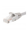 Netrack patchcord RJ45, osłonka zalewana, kat 5e UTP, 0.25m szary - nr 15