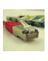 Netrack patchcord RJ45, osłonka zalewana, kat. 5e FTP, 0.5m czerwony - nr 1