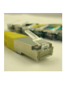 Netrack patchcord RJ45, osłonka zalewana, kat. 5e FTP, 10m żółty - nr 1