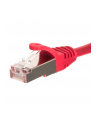 Netrack patchcord RJ45, osłonka zalewana, kat. 5e FTP, 1m czerwony - nr 15