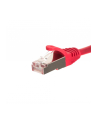 Netrack patchcord RJ45, osłonka zalewana, kat. 5e FTP, 1m czerwony - nr 8