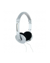 4World Słuchawki nauszne stereo z mikrofonem, przewód 2.2m, srebrne - nr 11
