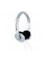 4World Słuchawki nauszne stereo z mikrofonem, przewód 2.2m, srebrne - nr 7