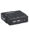 MANHATTAN Przełącznik KVM, 2-portowy, USB, Audio - nr 23