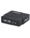 MANHATTAN Przełącznik KVM, 2-portowy, USB, Audio - nr 38