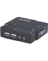 MANHATTAN Przełącznik KVM, 2-portowy, USB, Audio - nr 52