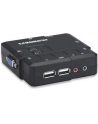 MANHATTAN Przełącznik KVM, 2-portowy, USB, Audio - nr 66