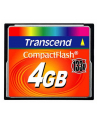 Transcend karta pamięci CompactFlash 4GB High Speed 133x - nr 1