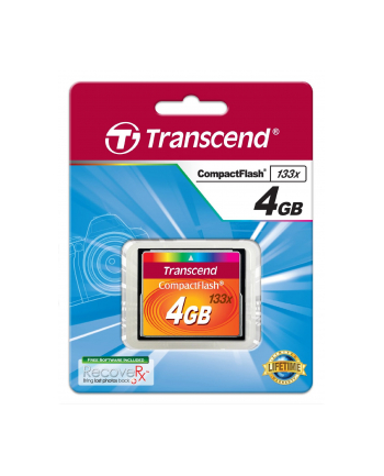 Transcend karta pamięci CompactFlash 4GB High Speed 133x