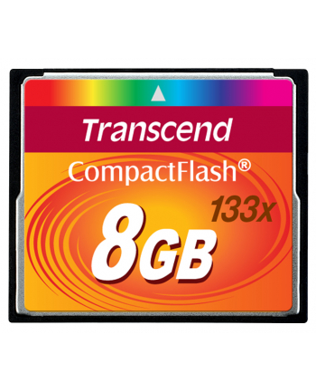 Transcend karta pamięci CompactFlash High Speed 133x 8GB