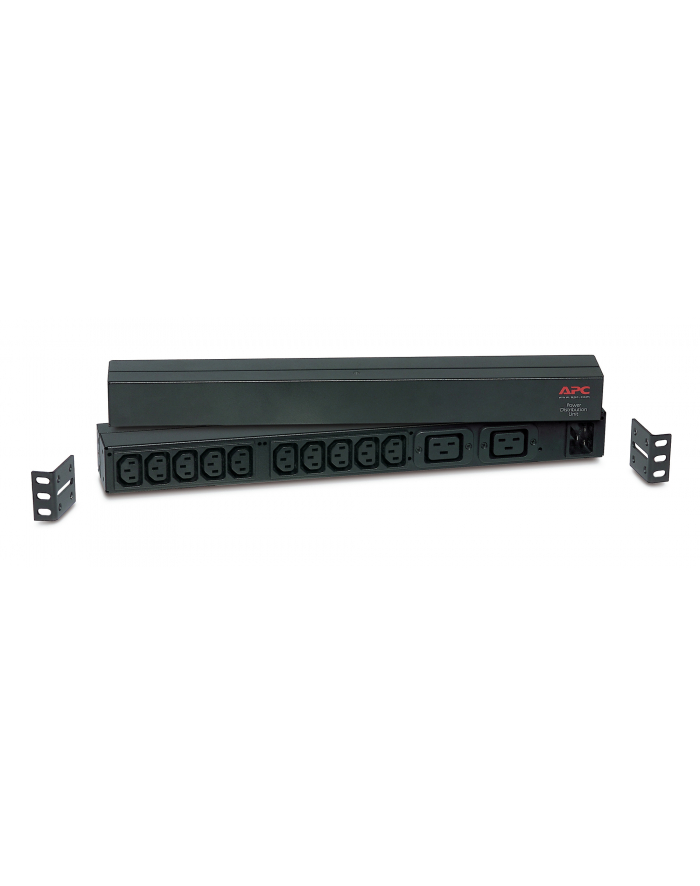 APC rack 19'' Basic PDU, 1U, 16A/230V, 10 gniazd C13, 2 gniazd C19 główny