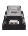 MANHATTAN  Hub USB 2.0 10 Portów + Zasilacz, Czarny - nr 55