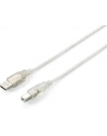 Equip AM-BM kabel USB 2.0, 1.8m, przeźroczysty, podwójny ekran - nr 13