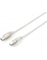 Equip AM-BM kabel USB 2.0, 1.8m, przeźroczysty, podwójny ekran - nr 15