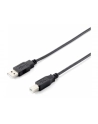Equip AM-BM kabel USB 2.0, 3m, czarny, podwójny ekran - nr 11