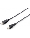 Equip AM-BM kabel USB 2.0, 3m, czarny, podwójny ekran - nr 20