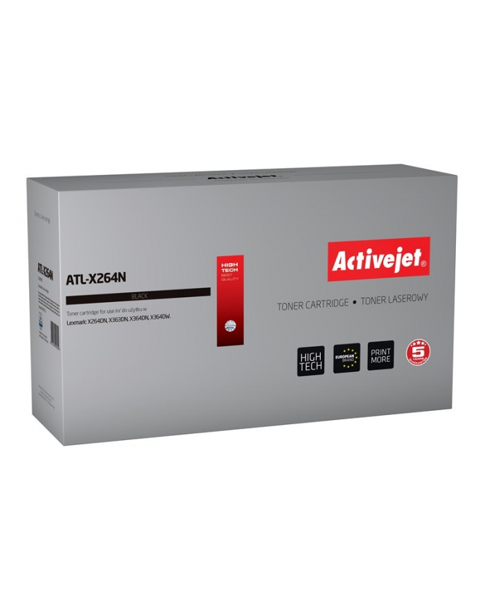 ActiveJet ATL-X264N toner laserowy do drukarki LEXMARK (zamiennik X264H11G) główny