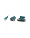 4World Adapter USB 2.0 do RS 232 DB9M DB25M - OEM - nr 1