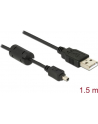 Delock kabel USB mini 2.0 4 pin mitsumi 1,5m - nr 11