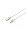 Equip AM-BM kabel USB 2.0, 3m, przeźroczysty, podwójny ekran - nr 15