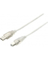 Equip AM-BM kabel USB 2.0, 1m, przeźroczysty, podwójny ekran - nr 18