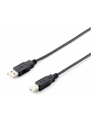 Equip AM-BM kabel USB 2.0, 3m, czarny, podwójny ekran - nr 3