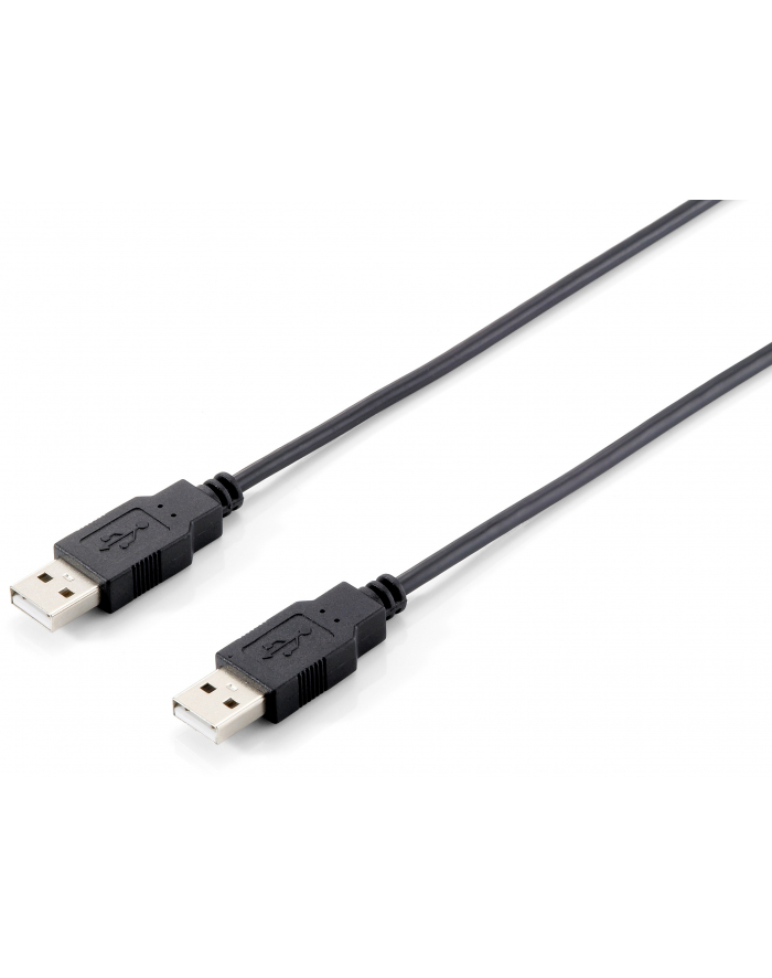 Equip AM-AM kabel USB 2.0, 3m, czarny, podwójny ekran główny