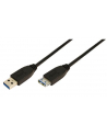 LOGILINK - Kabel USB 3.0 Typ-A męski do Typ-A żeński dł. 3m, czarny - nr 11