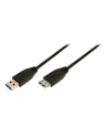LOGILINK - Kabel USB 3.0 Typ-A męski do Typ-A żeński dł. 3m, czarny - nr 13