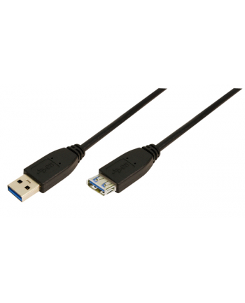 LOGILINK - Kabel USB 3.0 Typ-A męski do Typ-A żeński dł. 3m, czarny