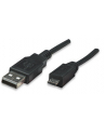Manhattan Kabel USB 2.0 A-Micro B M/M 1,8m czarny - nr 12