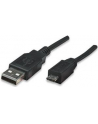 Manhattan Kabel USB 2.0 A-Micro B M/M 1,8m czarny - nr 17