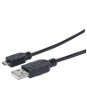 Manhattan Kabel USB 2.0 A-Micro B M/M 1,8m czarny - nr 23