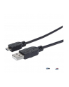 Manhattan Kabel USB 2.0 A-Micro B M/M 1,8m czarny - nr 5