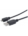 Manhattan Kabel USB 2.0 A-Micro B M/M 1,8m czarny - nr 6