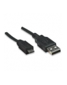 Manhattan Kabel USB 2.0 A-Micro B M/M 0,5m czarny - nr 13