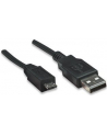 Manhattan Kabel USB 2.0 A-Micro B M/M 0,5m czarny - nr 15