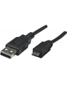 Manhattan Kabel USB 2.0 A-Micro B M/M 0,5m czarny - nr 16