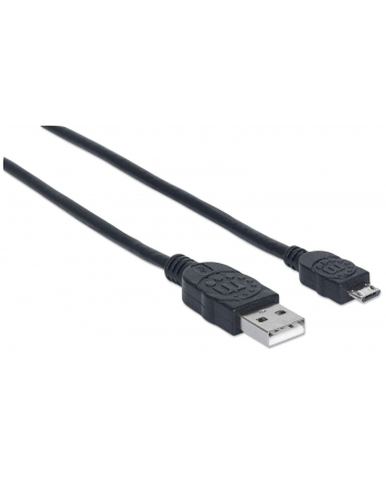 Manhattan Kabel USB 2.0 A-Micro B M/M 0,5m czarny