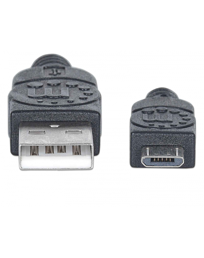 Manhattan Kabel USB 2.0 A-Micro B M/M 0,5m czarny główny