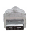 Manhattan Kabel USB 2.0 A-B Mini (Canon) M/M 1,8m srebrny - nr 29