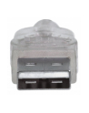 Manhattan Kabel USB 2.0 A-B Mini (Canon) M/M 1,8m srebrny - nr 7
