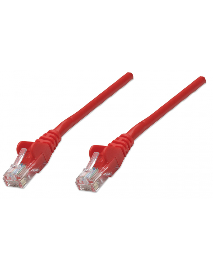INTELLINET Patch Cord RJ45, Snagless, Kat. 5e UTP, 10 m, czerwony główny